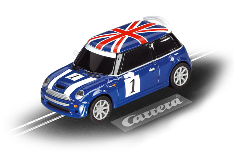 Mini Cooper S blau